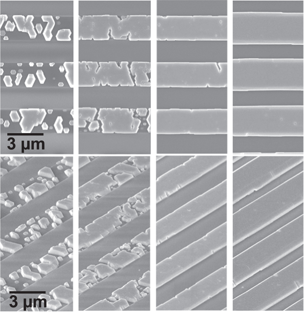 Growth dynamics of selective-area-grown rutile-type SnO2 on TiO2 (110 ...