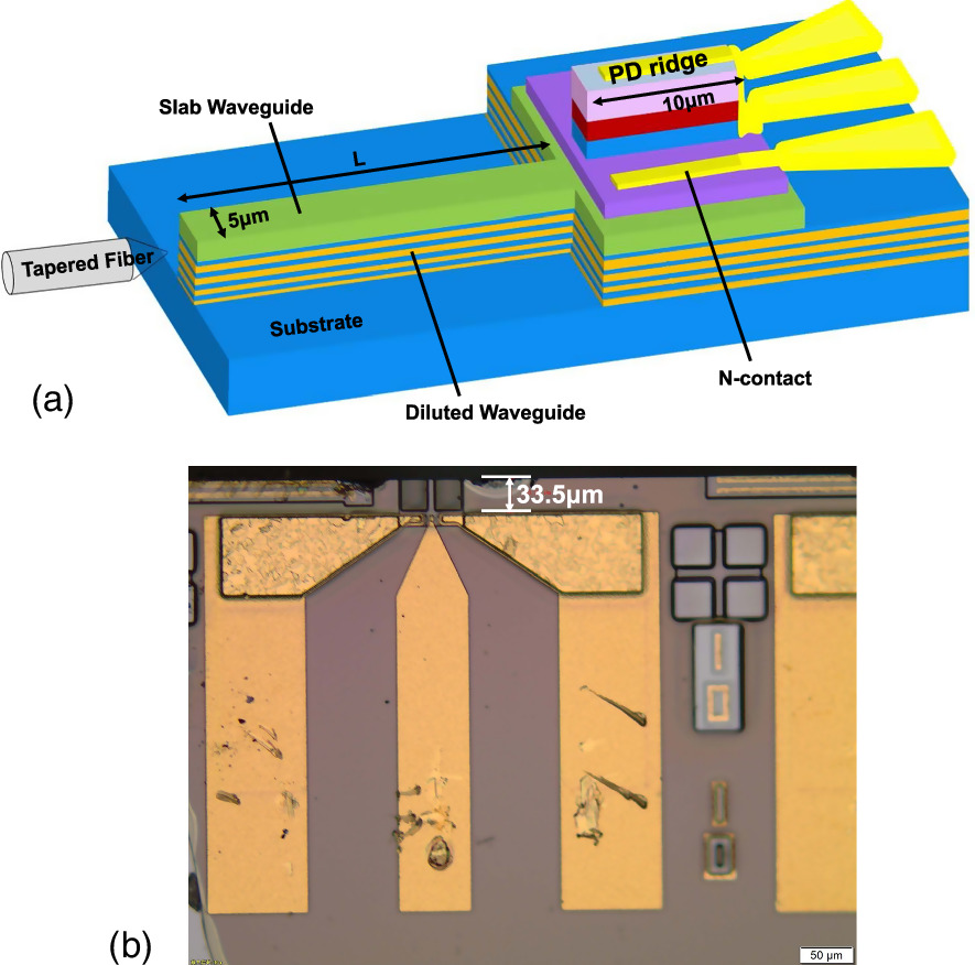 High speed evanescent waveguide photodetector with a 100 GHz bandwidth ...