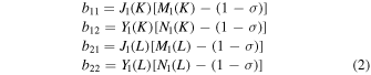 Equation (2)