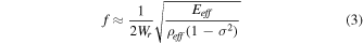 Equation (3)