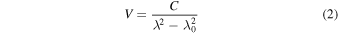 Equation (2)