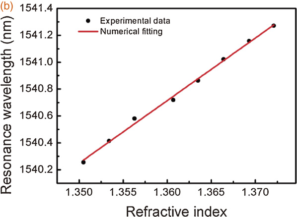 Solution concentration and refractive index sensing based on polymer ...