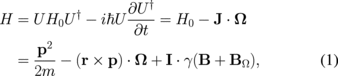 Equation (1)
