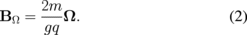 Equation (2)