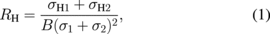 Equation (1)