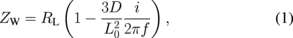 Equation (1)