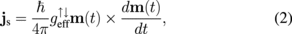 Equation (2)