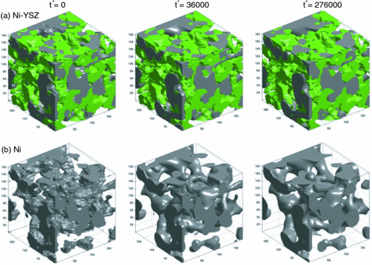 Simulation of Solid Oxide Fuel Cell Anode Microstructure Evolution ...