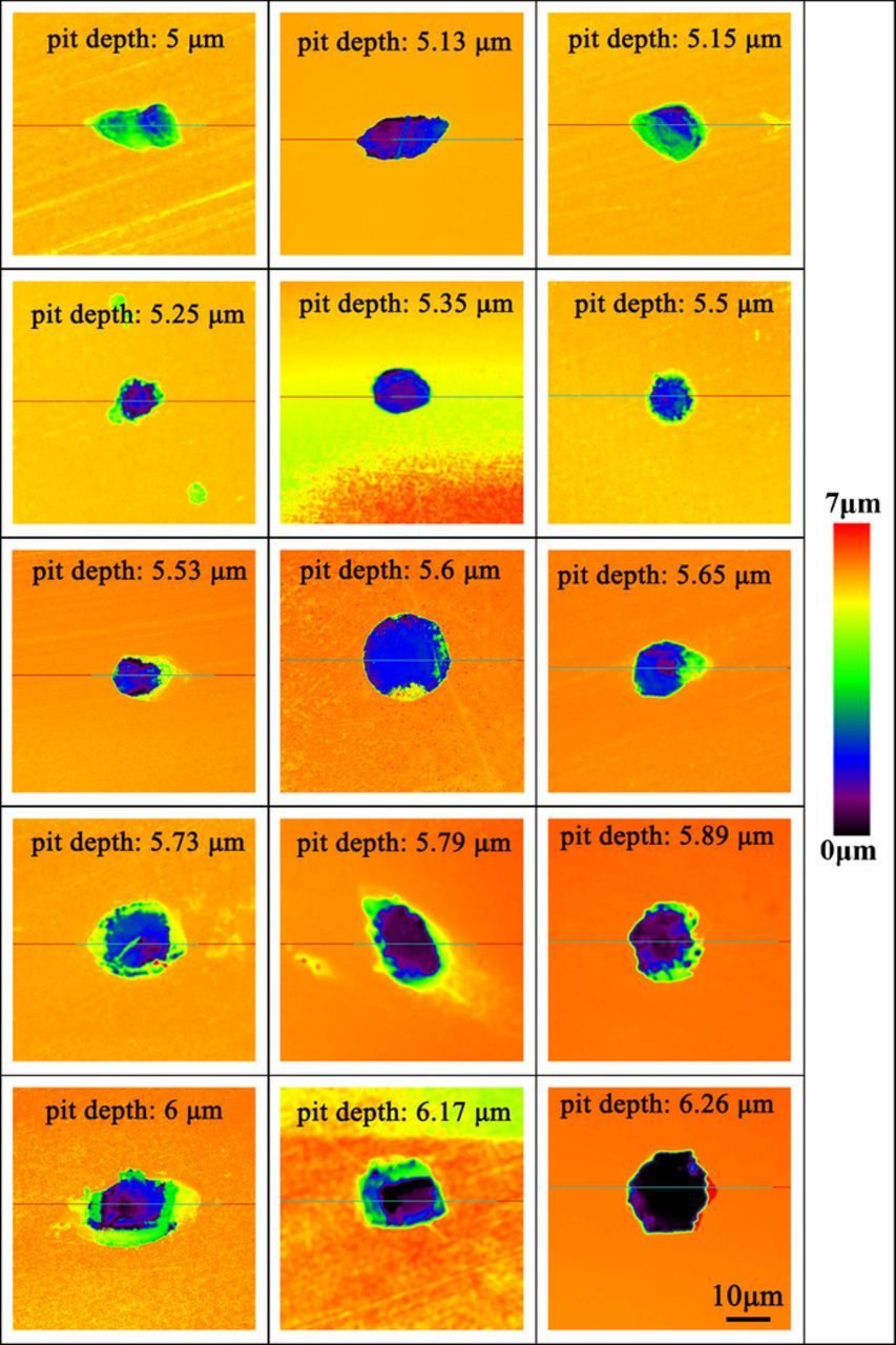 Modeling of Pitting Corrosion Damage Based on Electrochemical and ...