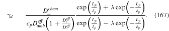 Equation (167)
