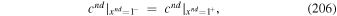 Equation (206)