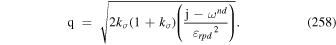 Equation (258)