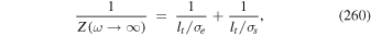 Equation (260)