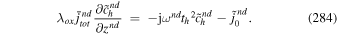 Equation (284)