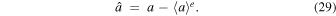 Equation (29)