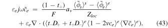 Equation (43)