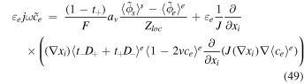 Equation (49)