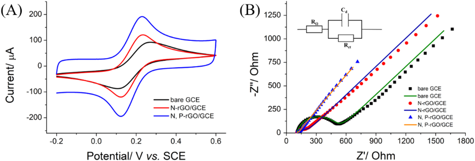 A Sensitive Electrochemical Sensor Based on Dual Co-Doped N, P-rGO for ...