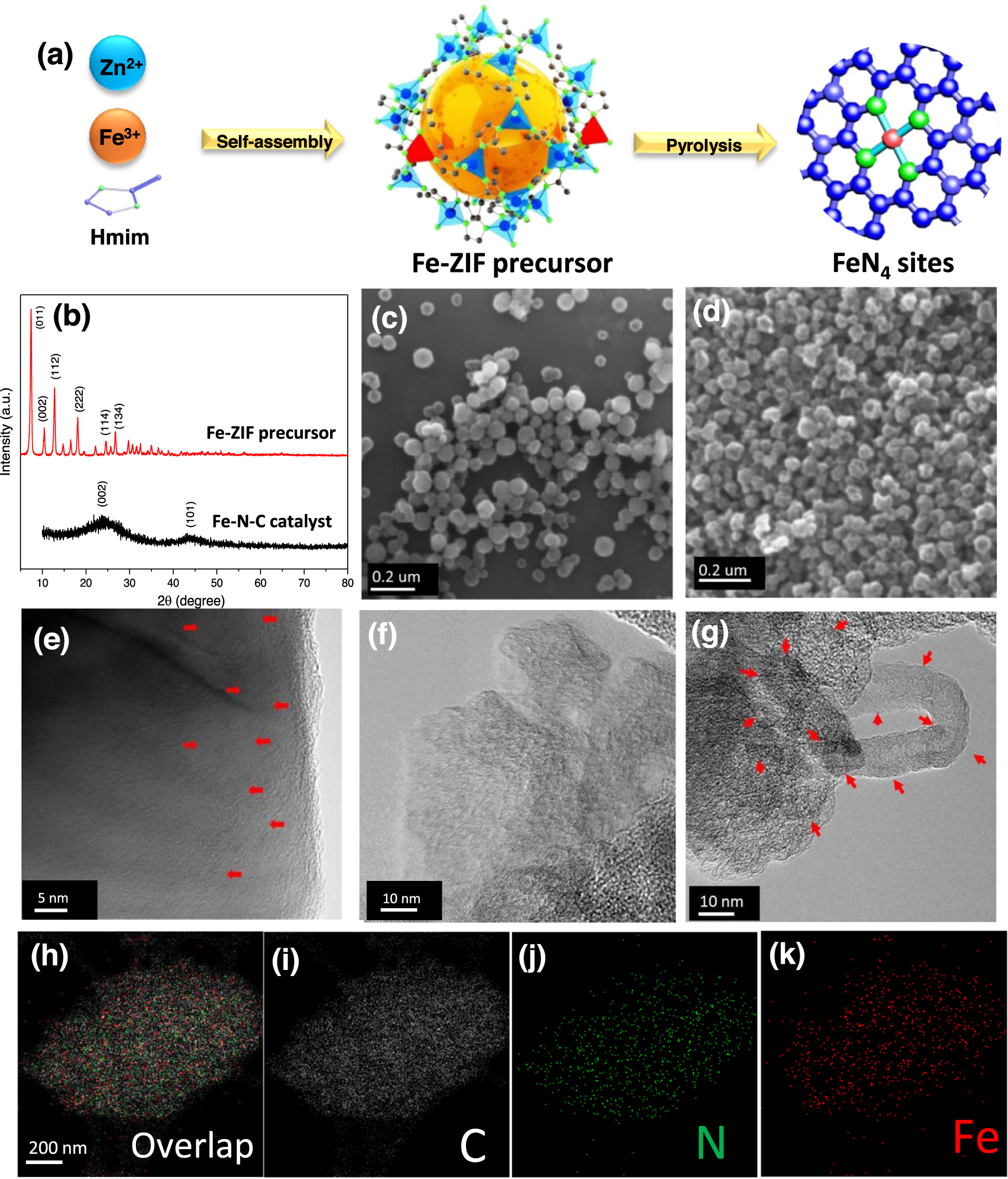 Single Atomic Iron Site Catalysts via Benign Aqueous Synthesis for ...