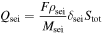 $\begin{array}{c}{Q}_{{\rm{sei}}}=\displaystyle \frac{F{\rho }_{{\rm{sei}}}}{{M}_{{\rm{sei}}}}{\delta }_{{\rm{sei}}}{S}_{{\rm{tot}}}\end{array}$