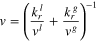 $v={\left(\displaystyle \frac{{k}_{r}^{l}}{{v}^{l}}+\displaystyle \frac{{k}_{r}^{g}}{{v}^{g}}\right)}^{-1}$
