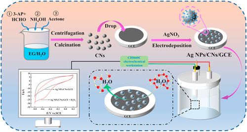 Electrochemical Detection of Hydrogen Peroxide Based on Ag-Deposited ...