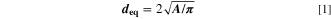 Equation (1)