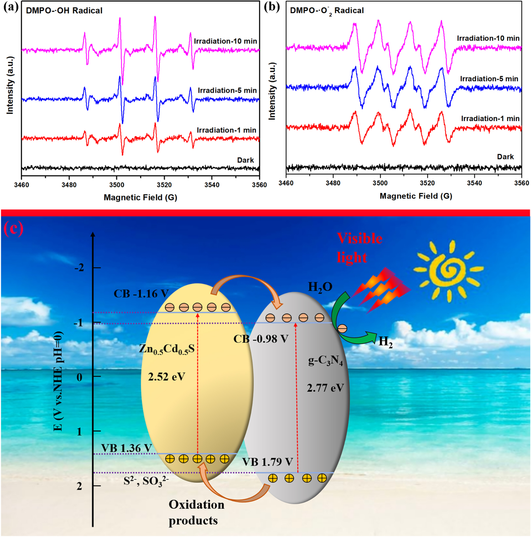 Highly Efficient Photocatalytic Hydrogen Production Performance for 2D ...
