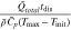 $\tfrac{{\bar{Q}}_{total}{t}_{{\rm{dis}}}}{\bar{\rho }{\bar{C}}_{p}\left({T}_{{\rm{\max }}}-{T}_{{\rm{init}}}\right)}$
