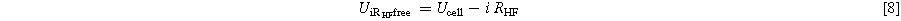 Equation (8)
