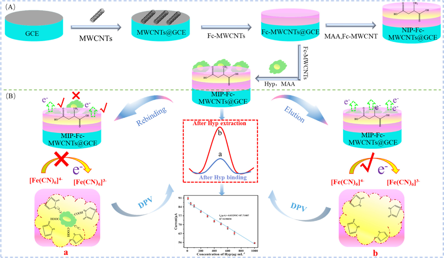 A Molecularly Imprinted Electrochemical Sensor Based on Fc-MWCNTs for ...