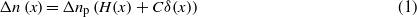 Equation (1)