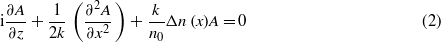 Equation (2)