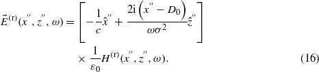 Equation (16)