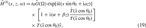 Equation (19)