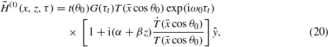 Equation (20)