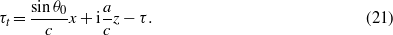 Equation (21)