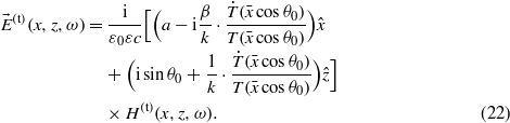 Equation (22)