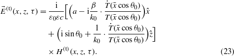 Equation (23)