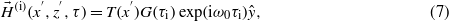 Equation (7)