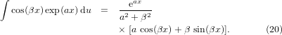 Equation (20)