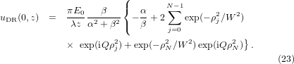 Equation (23)