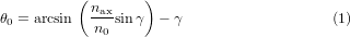 Equation (1)