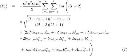 Equation (7)