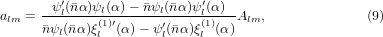 Equation (9)