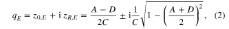 Equation (2)
