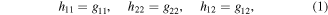 Equation (1)