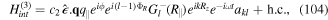 Equation (104)