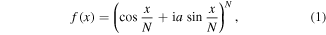 Equation (1)