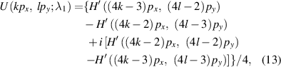 Equation (13)